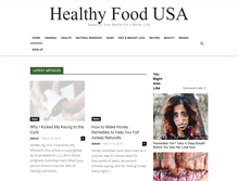 Tablet Screenshot of healthyfoodusa.com